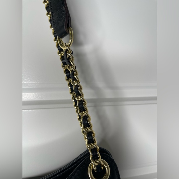 Black Diamond Quilt Handbag - Top Grain Cowhide leather - Picture 12 of 15